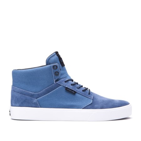 Supra Yorek High Blå Høye Sneakers Herre [NO-4-M672]
